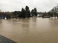 Image of Builth Wells flooding