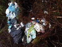 Image of fly-tipping in Machynlleth