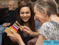 Photo of people at a day centre