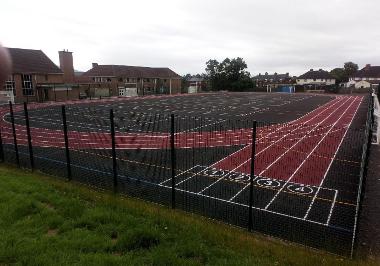 Image of the Multi Use Games Area at Welshpool High School