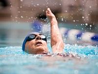 Image of a person swimming 