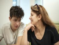 Image of a foster carer and young person