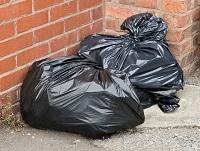 Image of black bin bags