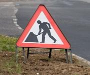 Image of a roadwork sign