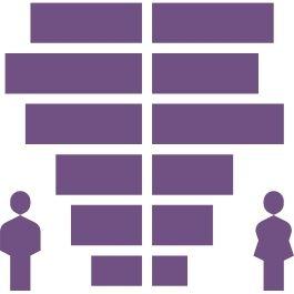 Demographics Icon - Population projections by Year and Age