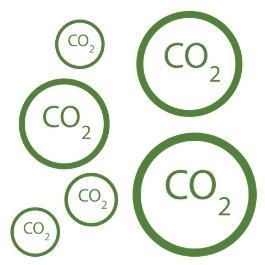Environment Icon - Carbon dioxide emissions