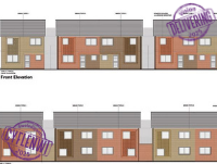 Image of full elevations plans for proposed flats