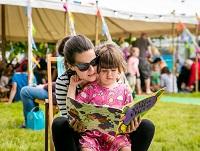 Image from the Hay festival (photo credit Chris Athanasiou)