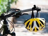 Image of a bike and bike helmet