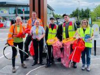 Image of litter pickers in Buttington Litter Free Zone