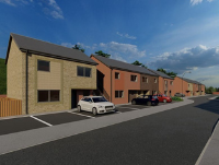 Image of new social housing development for Newtown