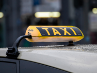 Image of a taxi sign