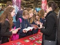 Image of young people at the careers fair