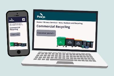 commercial recycling customer portal 