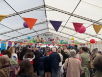 Image of people attending Maldwyn 2024 Urdd Eisteddfod 