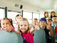 Image of pupils on a school bus