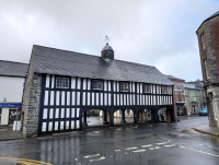 Image of the Old Market Hall in Llanidloes