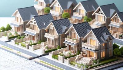 Picture of model houses