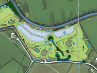The design for Wern Pond