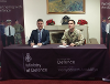 Image of Cllr Matthew Dorrance signing the Armed Forces Covenant in 2023