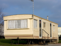 A static caravan