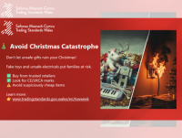 Image of safety advice in English