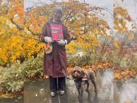 Image of Cllr Charlton and Juno