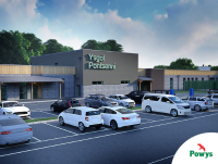 Image of artists' impression of new school building for Sennybridge C.P. School