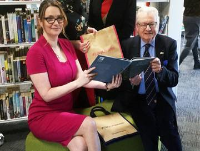 Image representing Minister officially opens Knighton Library