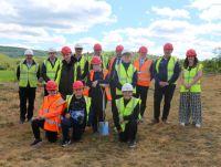 Image of Turf‑cutting ceremony for new Brynllywarch Hall School