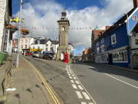 Knighton's high street 