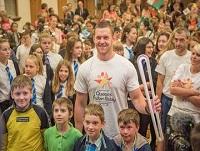 Image representing Leader thanks Powys people for Queen's Baton Relay success