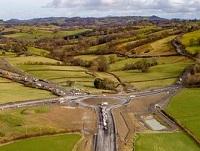Aerial view of the Newtown bypass