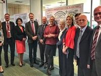 Image of the Welsh Government Ministers visiting party