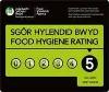Image of a food hygiene rating sign