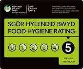 Image of a food hygiene rating sign