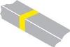 1 yellow marking