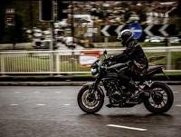 Image of a motorcyclist