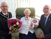 Image representing Ethel celebrates her 100th birthday