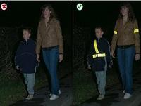 Image of people wearing reflective gear Image of people wearing reflective gear