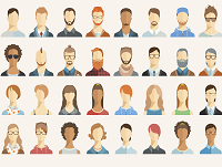 Image of different faces Image of different faces