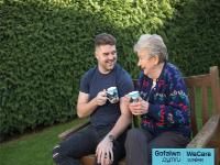 Image of carer with client