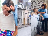 MR 884 Home care recruitment event in Llanfair next month Triptych of care images and Llanfair image