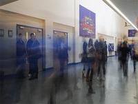 Image of pupils in a school corridor