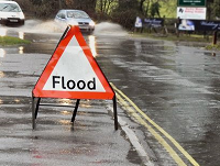 Image of a flood sign